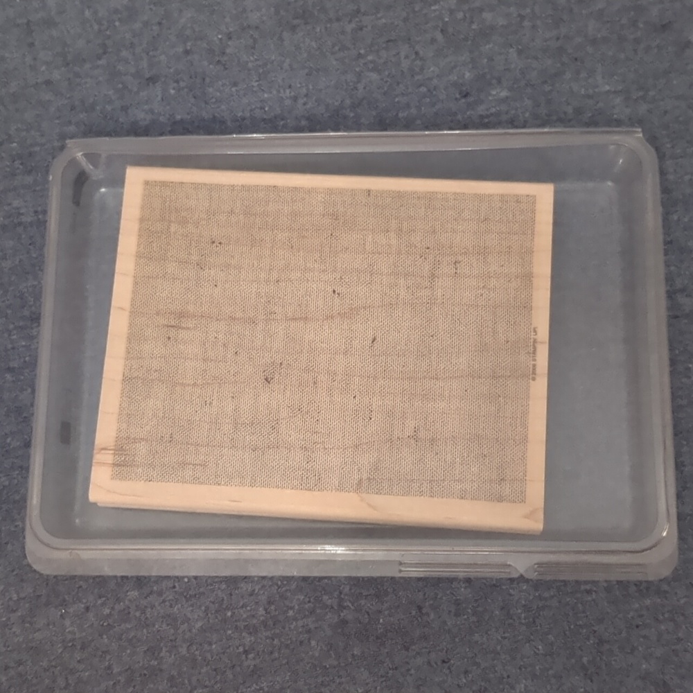 Stampin Up Background Linen 2006